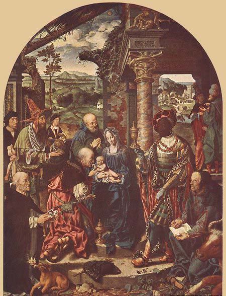 CLEVE, Joos van Adoration of the Magi